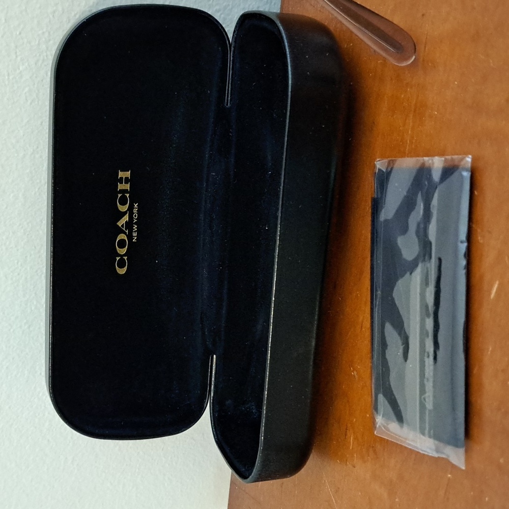 Coach Clear Blue Frame Glasses - Picture 5 of 5